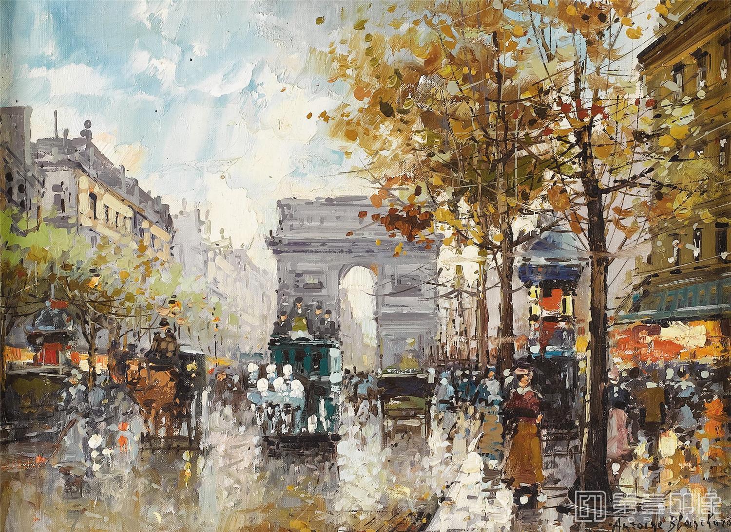 油画-安托万·布兰乍得 Antoine Blanchard作品-105